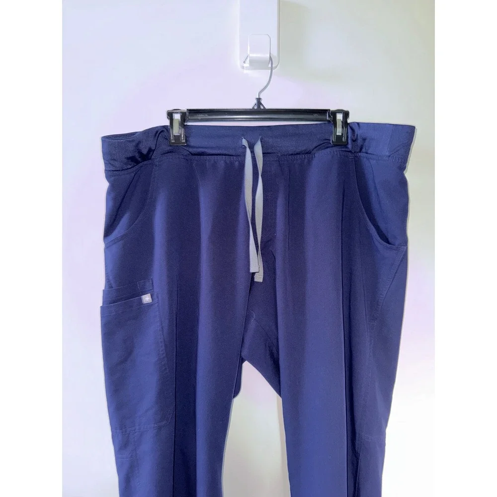 Figs Technical Collection Navy Blue Scrub Pants Mens XXL T21004 Cargo Straight